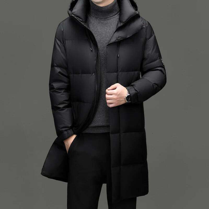 2024 winter Men's Jacket 90% white Duck Casual Down coat Men Thick Hooded Parka male Thicke Warm Coat Big Size 4XL