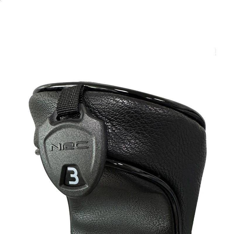 Golf Wood Cover 2 Color PU Leather Golf Club Covers For Driver Fairway Hybrid Waterproof Protector Set Golf Headcover 250918