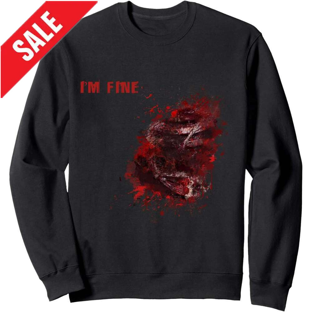 Long Sleeve Shirts for Men sweatshirt Fine Wound Injury Cool Halloween Costume Gift Sweatshirt T shirt Tee Streetwear Casual tops clothes 2025