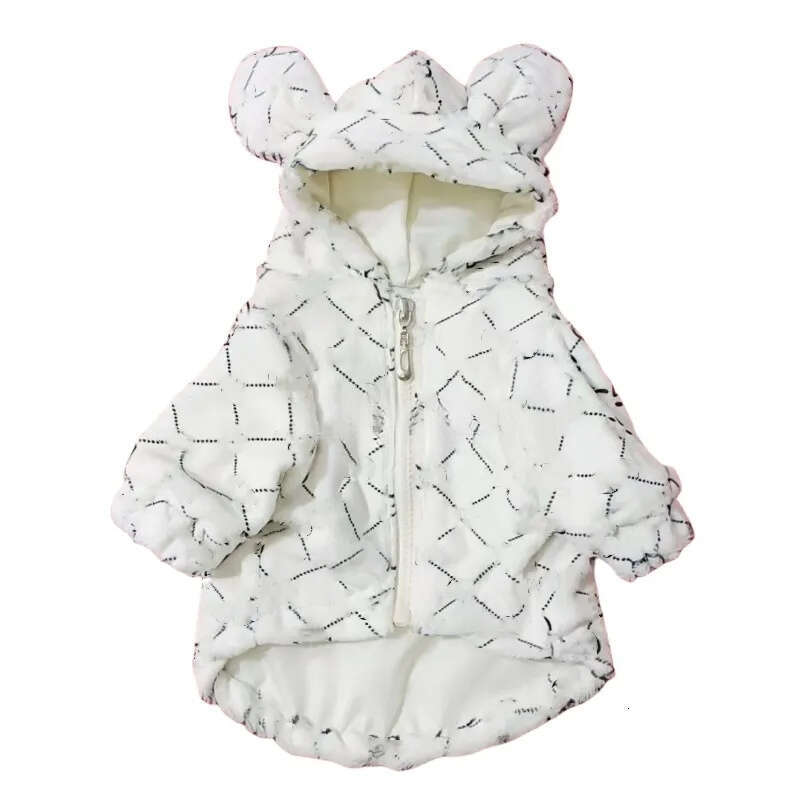 2025 new Designer Clothes Winter Apparel Soft Dog Hoodie Cold Weather Puppy Coats Cozy Windproof Warm Pets Jacket for Small Dogs XXL A848