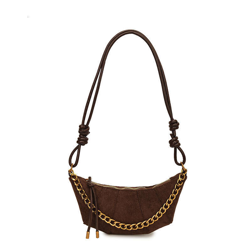 Fashion Designer Bags Large Capacity Commuting Matte Horn Bag for Women New Vintage Chain Handbag Crossbody Dumpling Bag