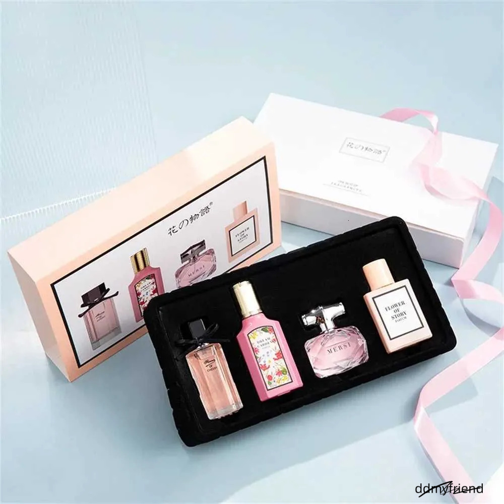 High Quality Women Perfume 110Ml Gift Box Four Piece Set Eau De Parfum Floral Scent Lasting Fragrance Perfumes Mujer Originalesxj250530 ddmyfriend