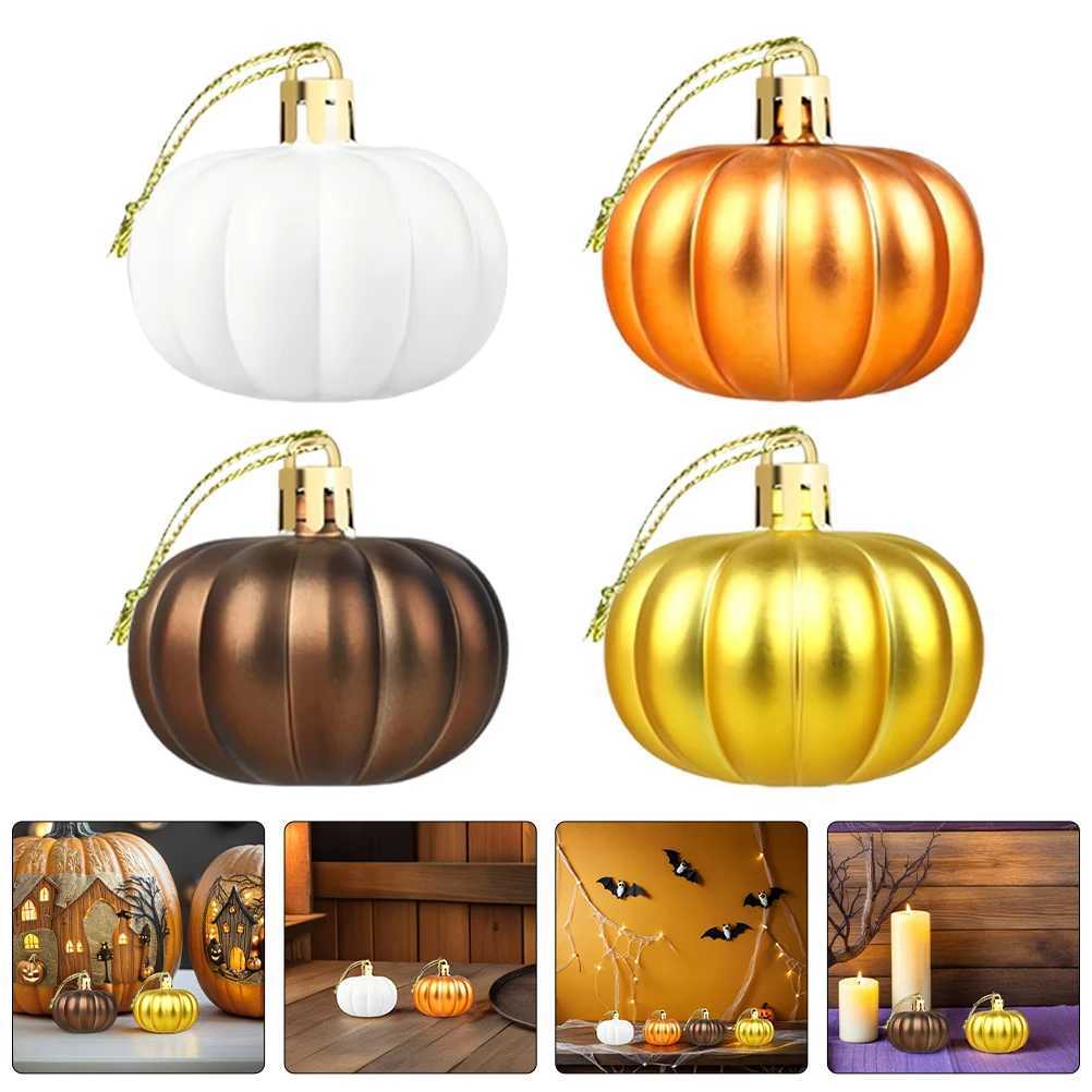 Pumpkin Pendant Decor Autumn Harvest Ornament Artificial Plastic Fall Tree Ornaments C250919