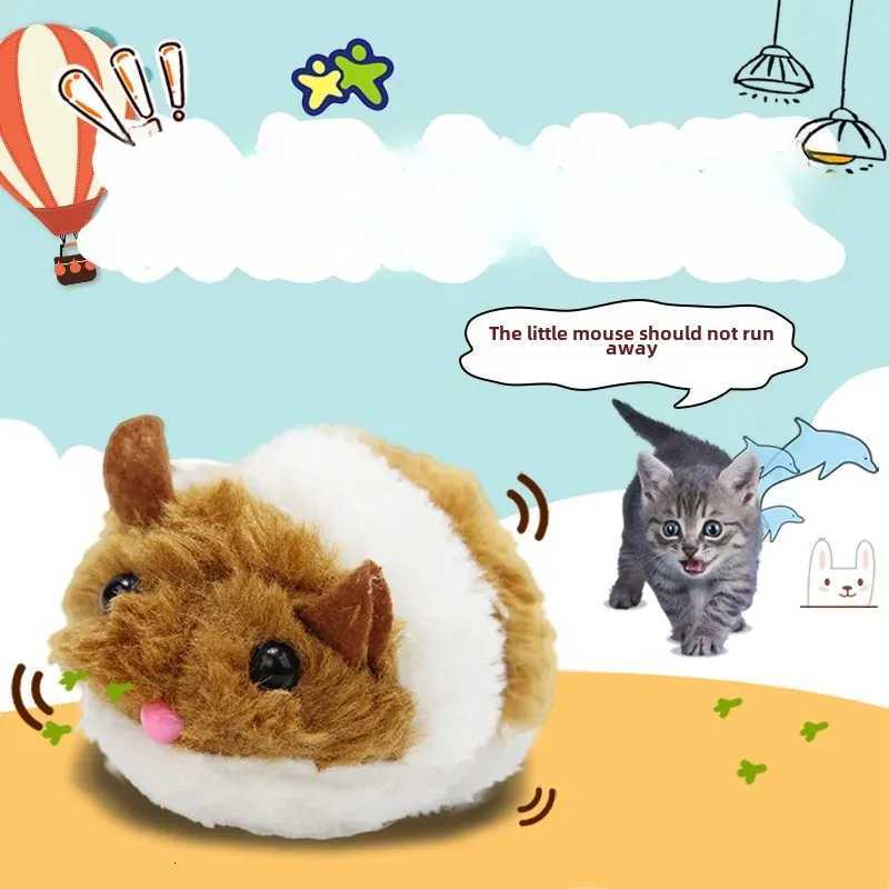 1PC Cute Mouse Cat Toys Cat Supplies Plush Toy Shake Movement Mouse Pet Little Mouse Interactive Cat Toys X250918