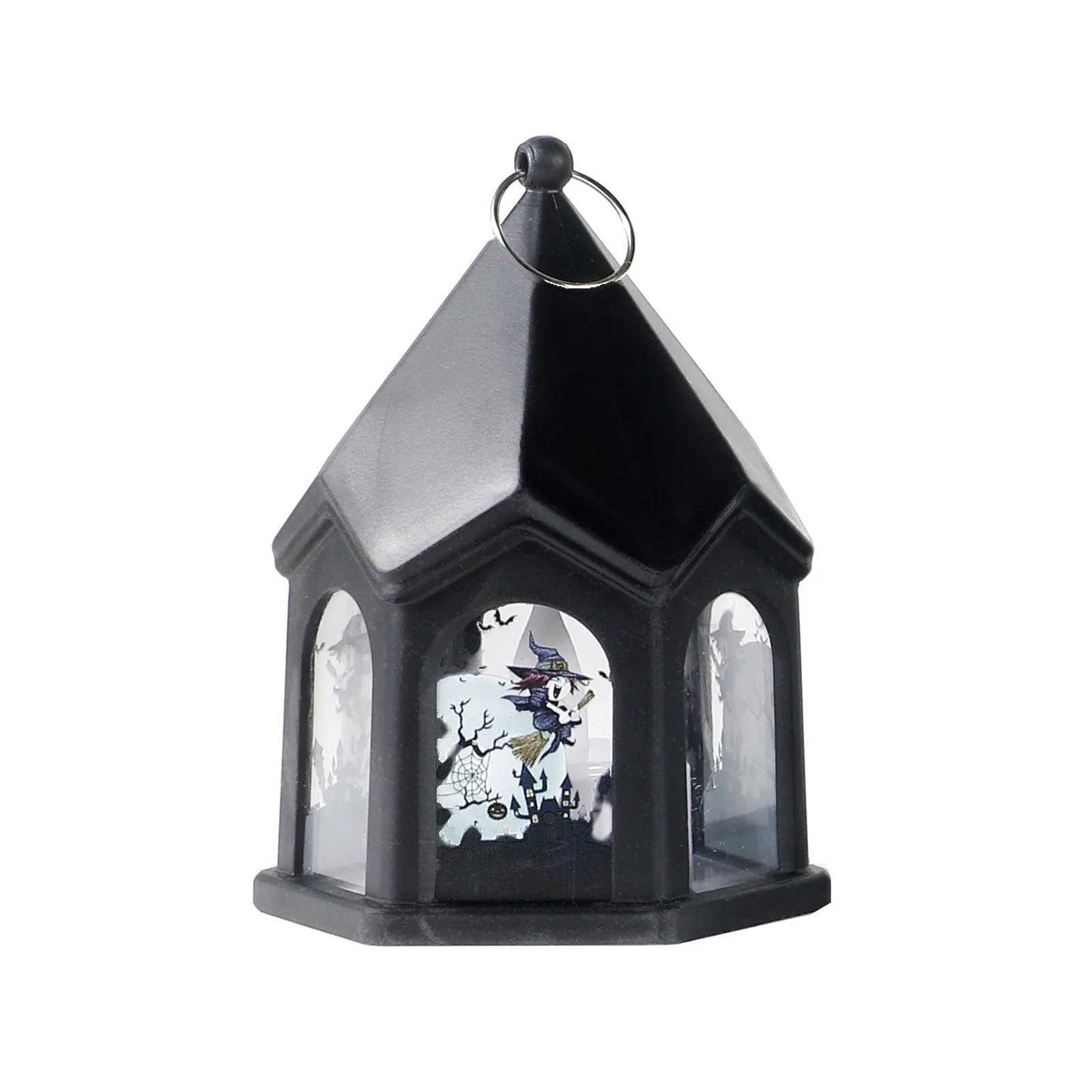 Halloween Castle Style Pumpkin Lantern ChildrenS HandHeld Halloween Lantern Ornaments Halloween Decoration Pendant Props C250919