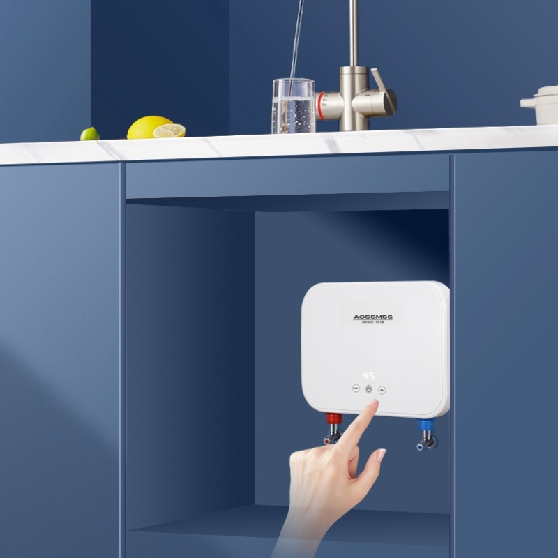 Instant Electric Water Heater, 3s Heating, Constant Temp, Water - Electricity Separation, Safe & Energy - Saving, Free Leakage Protection Switch KQ-CB