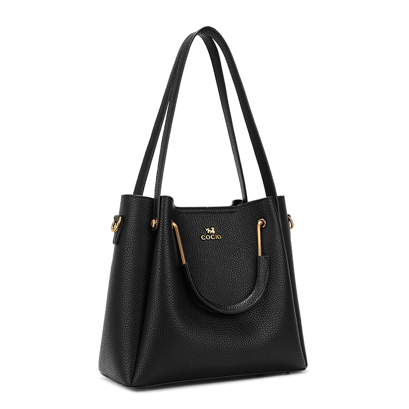 COCIO designer bag New leather bucket bag simple versatile multi compartment handbag niche design hot selling womens bag Ornate