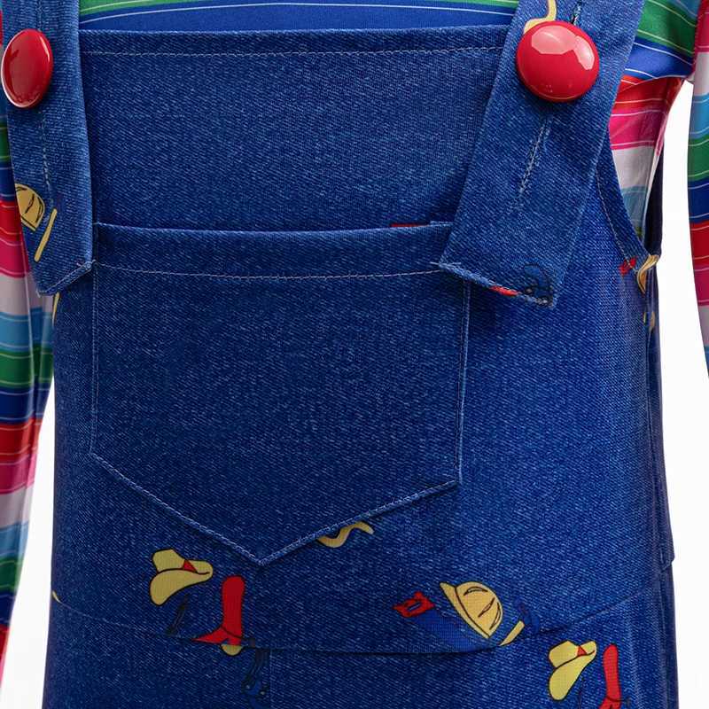 Movie Horror Chucky Halloween Girl Dress Boys Top and Jumpsuits Brothersister Costume Chucky Child PartyToddler KId Gift L250918