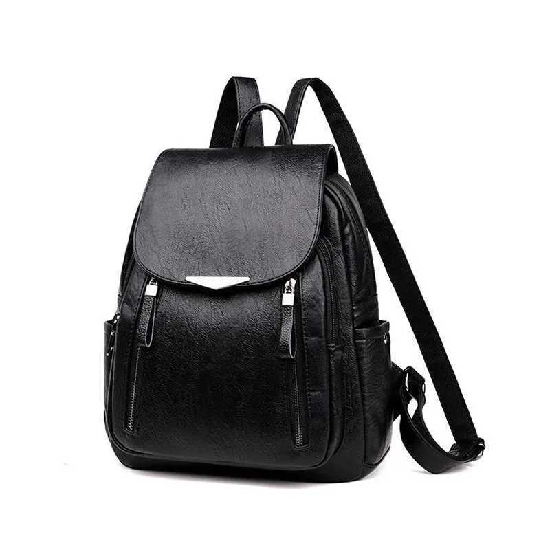 New Arrival Pu Leather Backpack Shoulder Bags For Women Fashion Travel Knapsack High Quality Rucksack School Bag Z250915