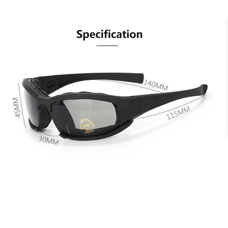 Military Goggles for Men Polarized Sunglasses Smoke Lens Airsoft Shooting Glasses BulletProof Motorcycle Cycling Protection J250919
