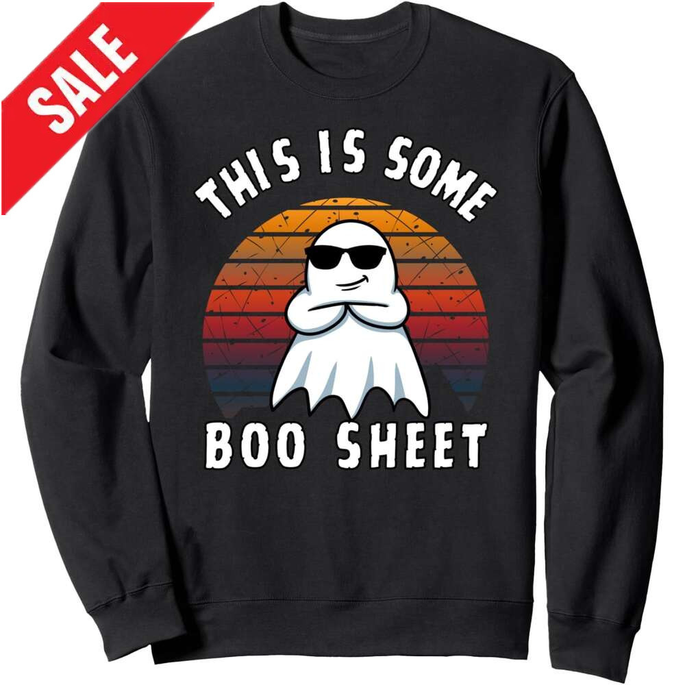 Long Sleeve Shirts for Men sweatshirt This Is Some Boo Sheet Funny Halloween shirt Sweatshirt Tee Streetwear Casual tops clothes 2025