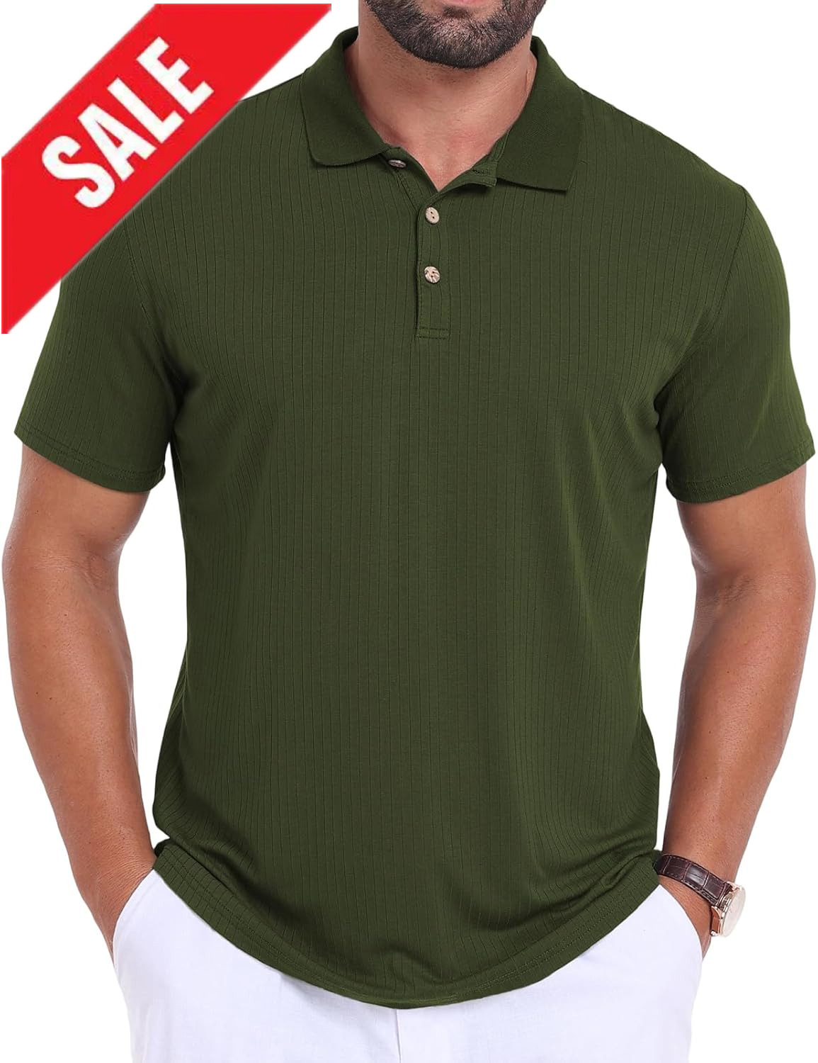 Mens Polo shirt Mens Polo Shirts Short Sleeve Regular Fit Stretchy Summer Lightweight Casual Golf Shirt Polos shirts tshirt Casual tops summer clothes