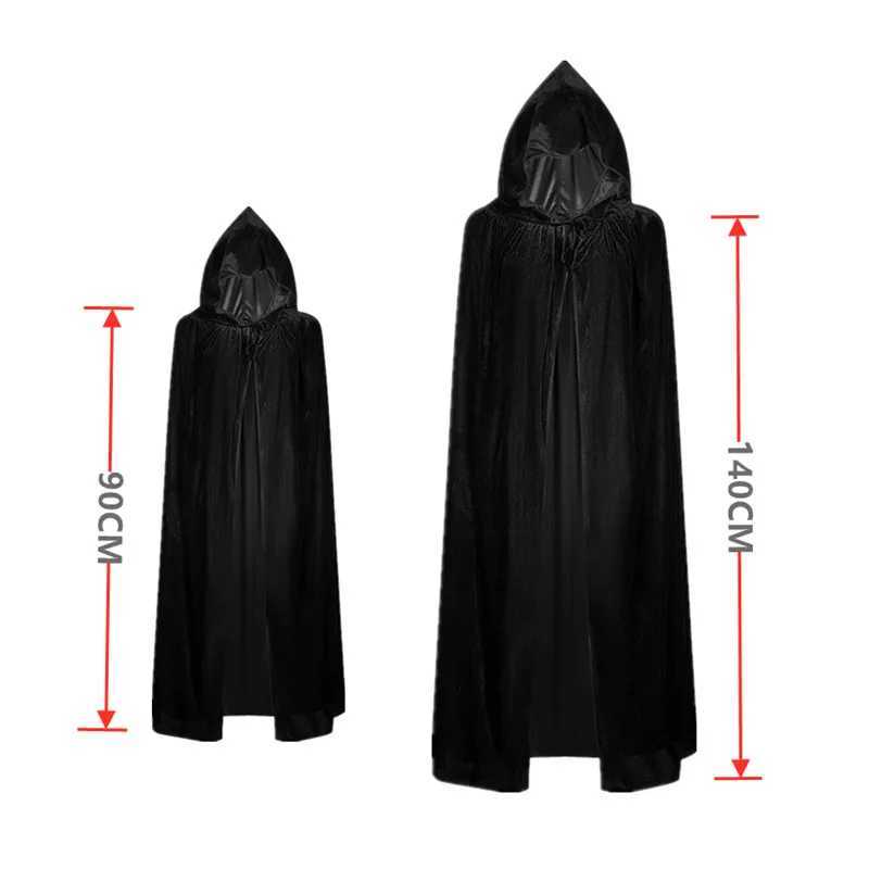 Scary Halloween Costumes for Kids Redeyed Reaper Robe with Hood and Scythe L250918