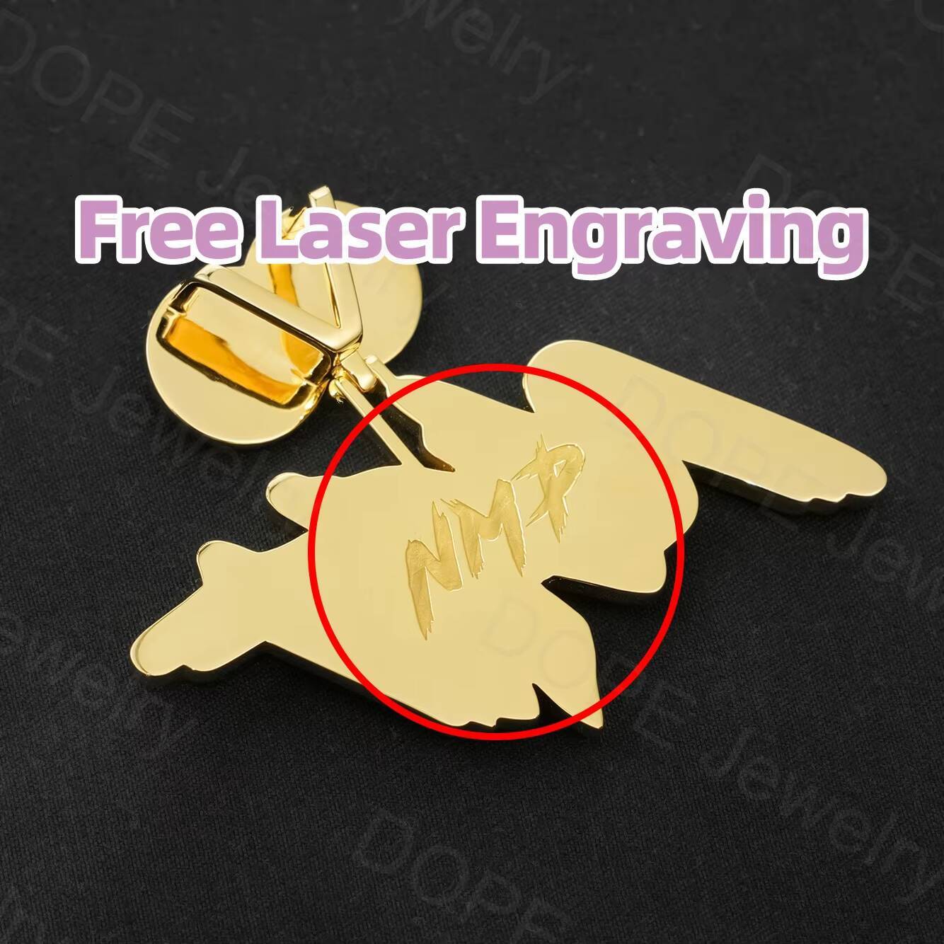 VVS Moissanite Pendant Name Hip Hop Iced Out Enamel Colored Charms 925 Silver Customized Trend Moissanite Pendant