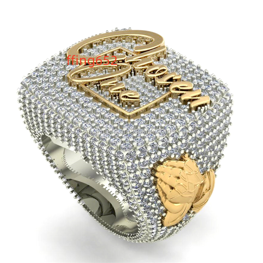 2024 the Latest Customized Highquality VVS GRA Iced Out Moissanite Diamond 925 Sterling Silver HipHop Ring for Men Jewelry Gift