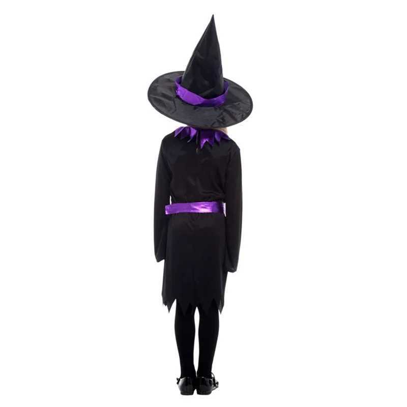 Halloween Costume For Children Witch Costume Girl Dress Carnival Party Kid L250918