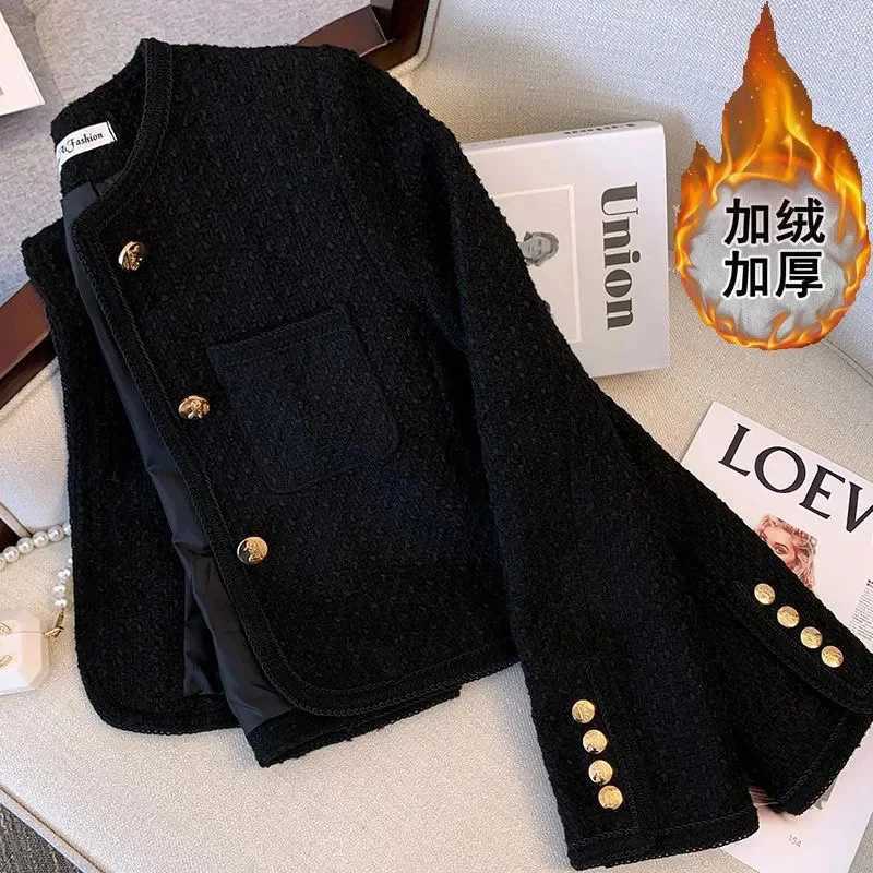 Short Xiaoxiangfeng Coat Women Spring Autumn 2024 New Jacket Temperament Outerwear Ladies HighQuality Suit Coat Female Outcoat Z250918