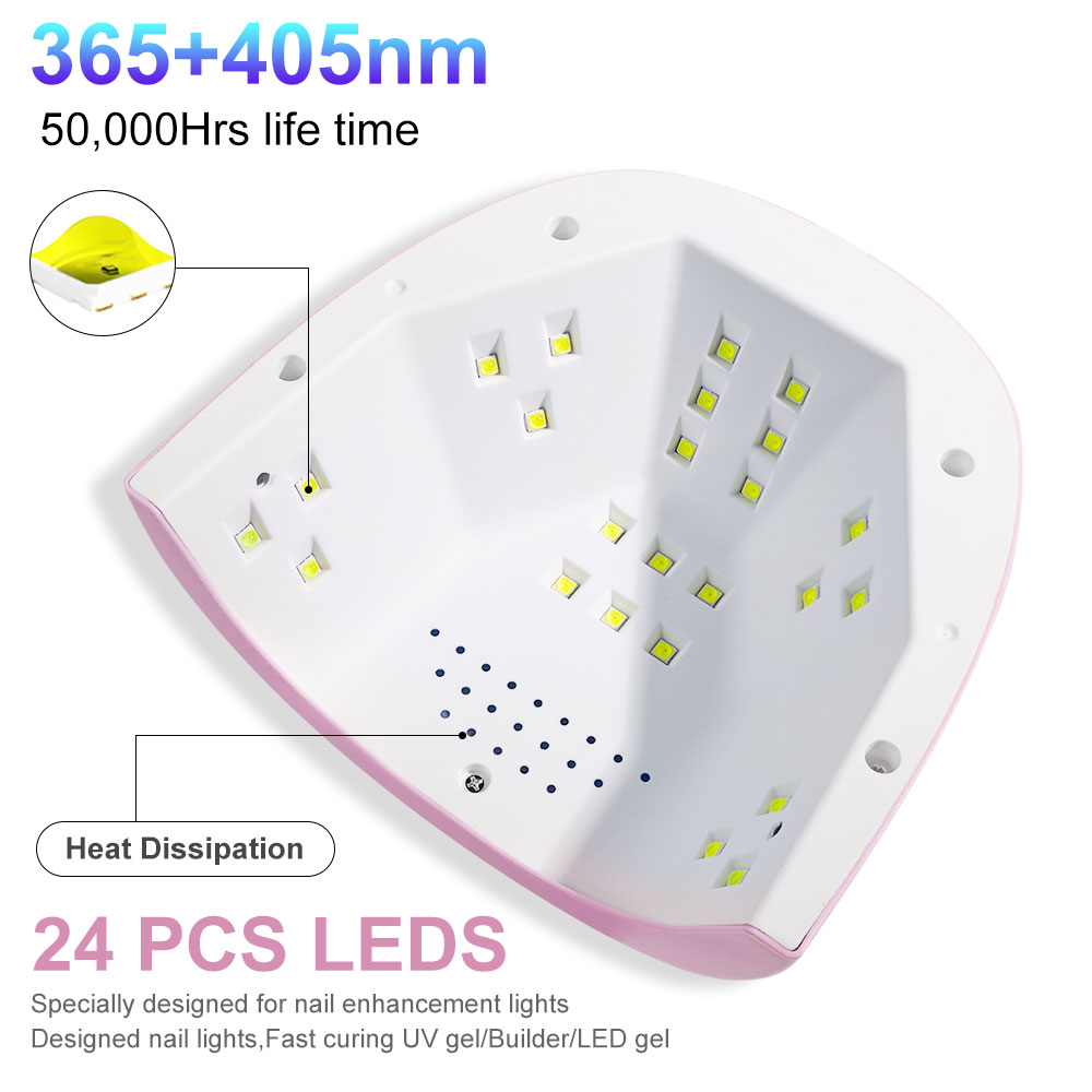 LCD Touchscreen Manicure Machine w/ Timer Settings - pink Color | MJD-S3 USB Power Supply