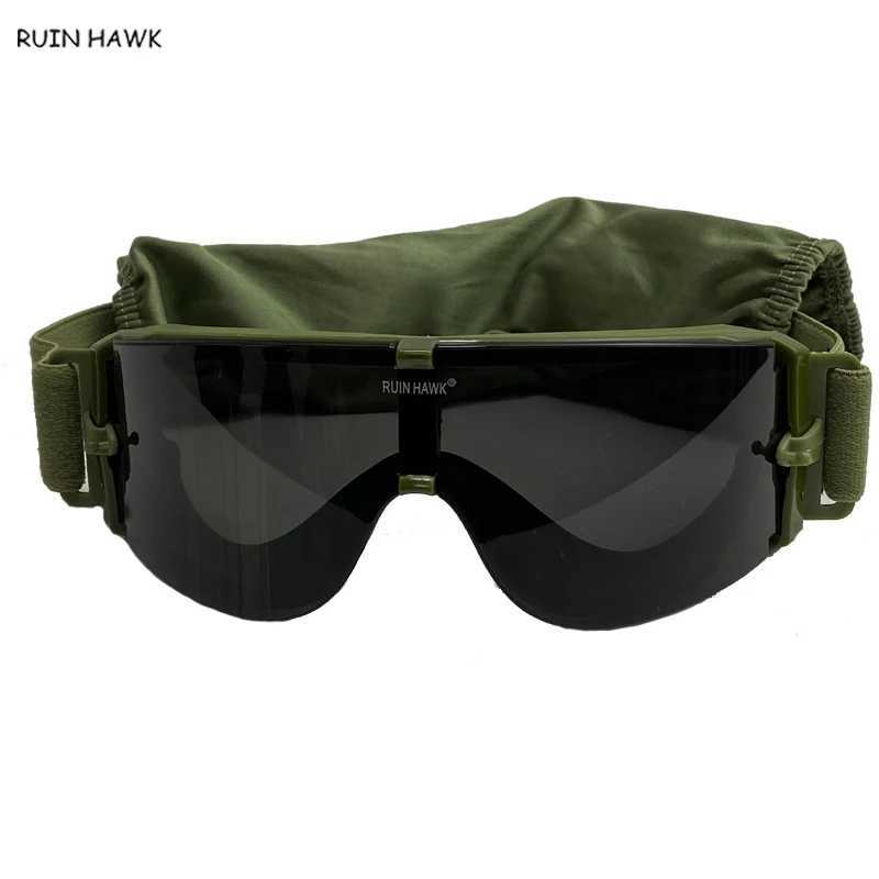 Military Tactical Camping Protective Gaggles Wind and Dustproof Hunting Shooting Travel Fishing Outdoor Cycling Combat Goggles J250919