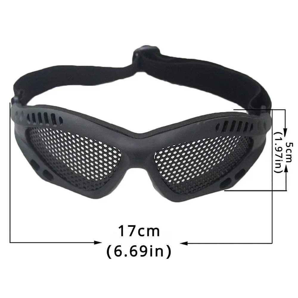 1PC Outdoor Eye Protective Comfortable Safety Glasses Goggles Anti Fog with Metal MeshPC Len for Paintball J250919