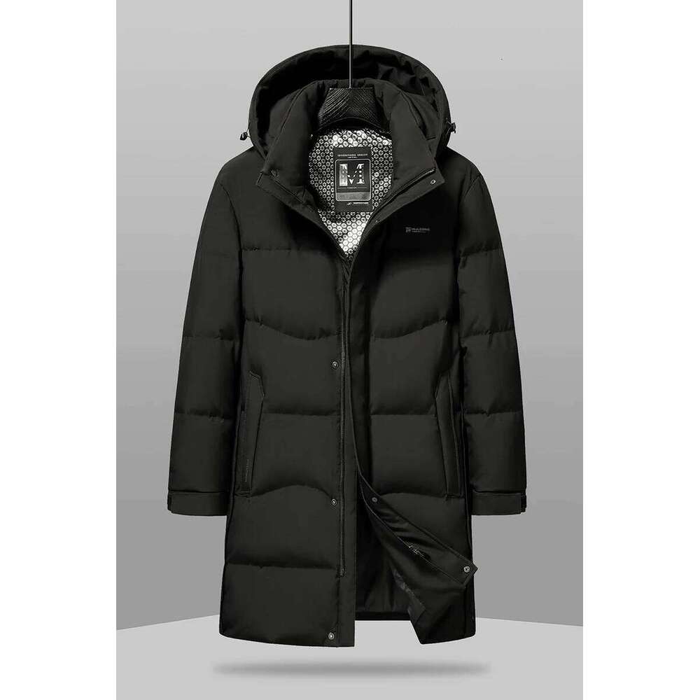 2024 new style winter Down Jacket Men White Duck Coat Windproof Warm Overcoat Thicken Solid Color Hooded jackets Male Clothing