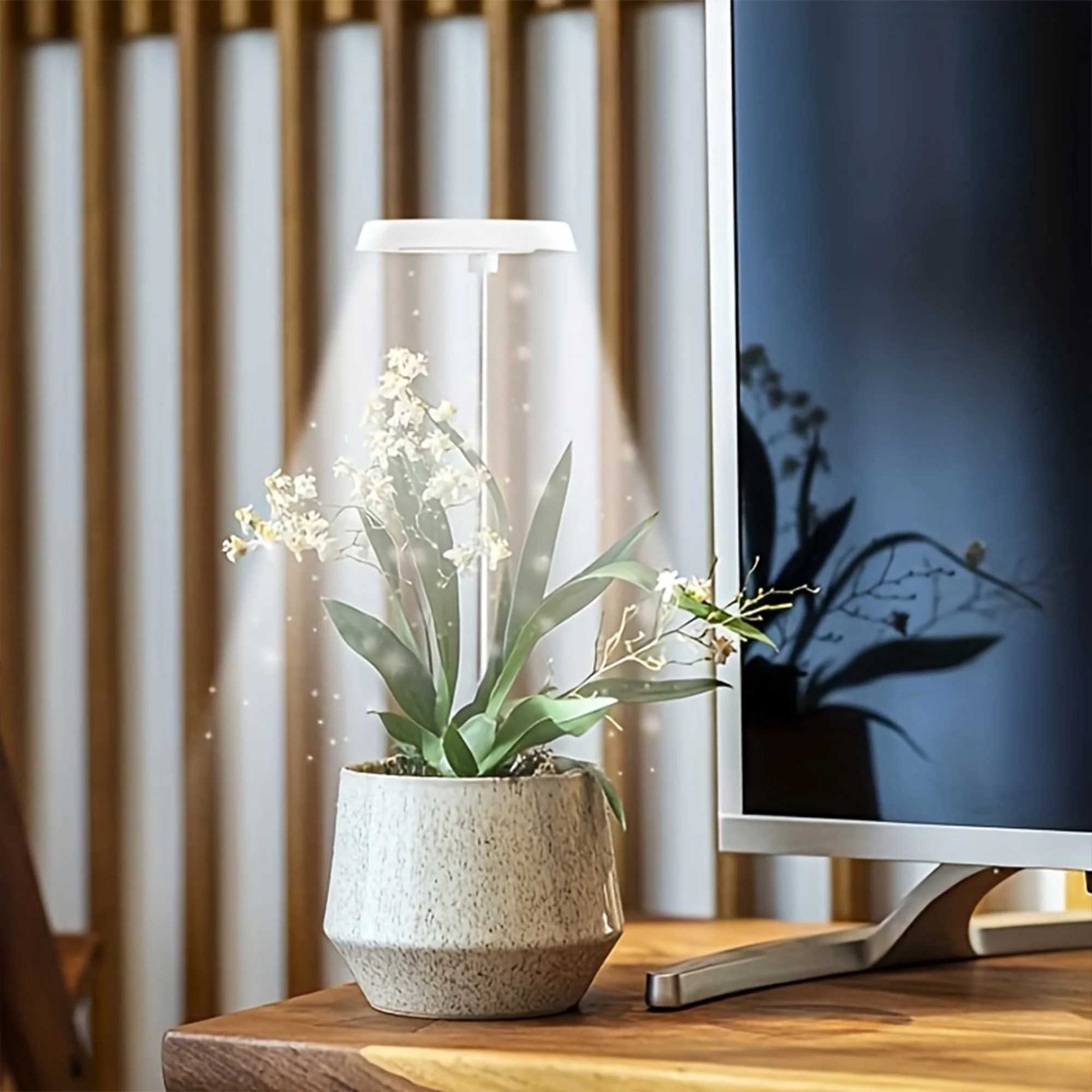 Grow Light Full Spectrum Light LED Grow Indoor Height Angle Adjustable Ring Grow Light Timer Height Adjustable USB Powered C250919