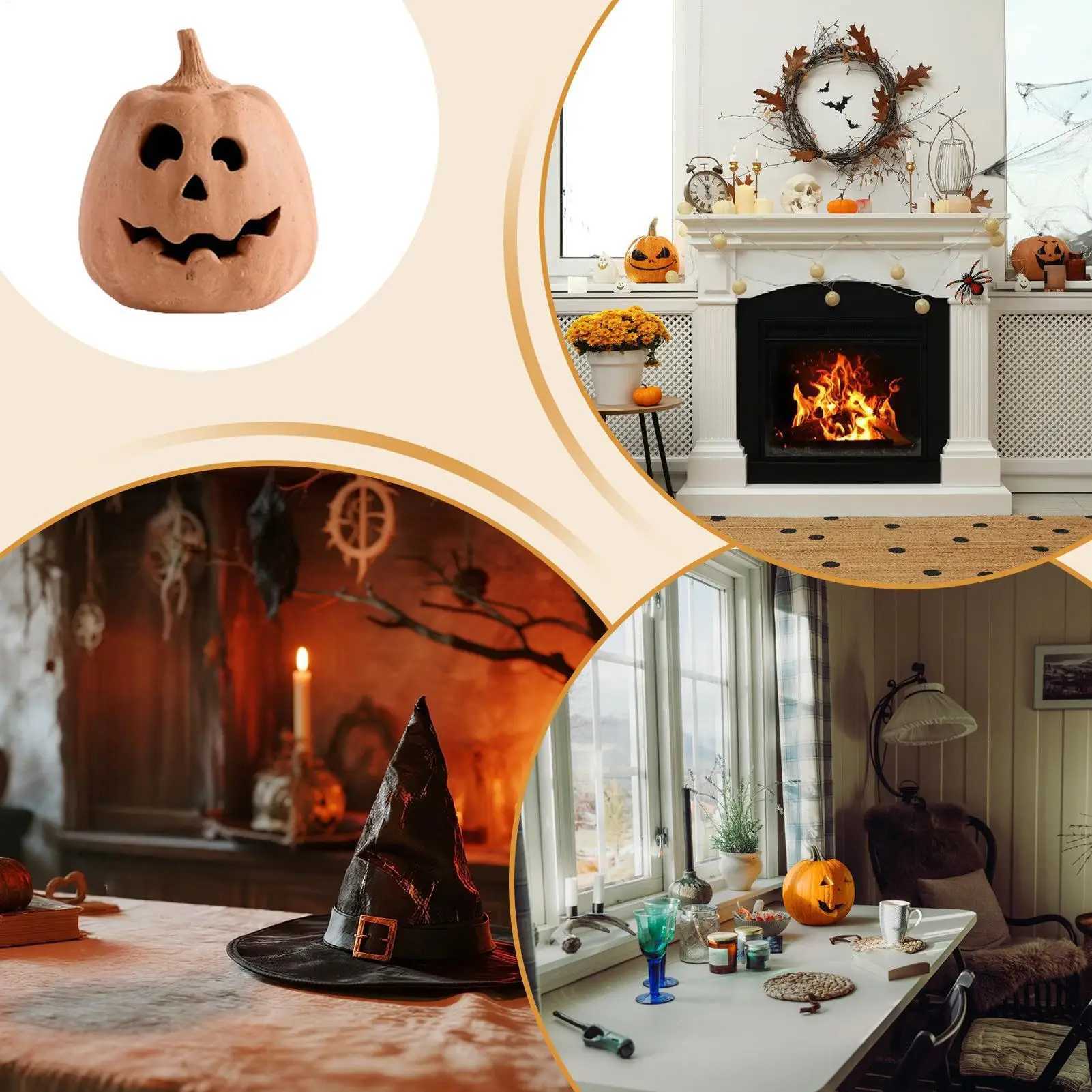 Halloween Pumpkin Lantern Light Up Pumpkin Decorations Halloween Decorations Home Props Party Supplies for Home Porch C250919