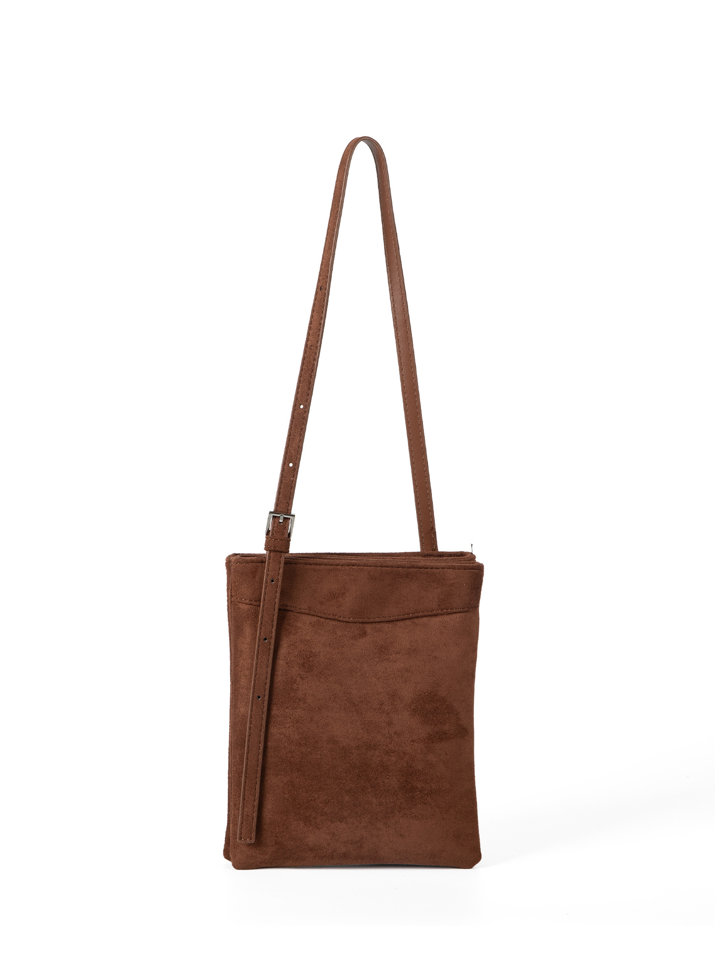 New Style Bucket Women, Niche Design Suede Material Large Capacity Fashionable Versatile Handbag And Shoulder Bag For Women