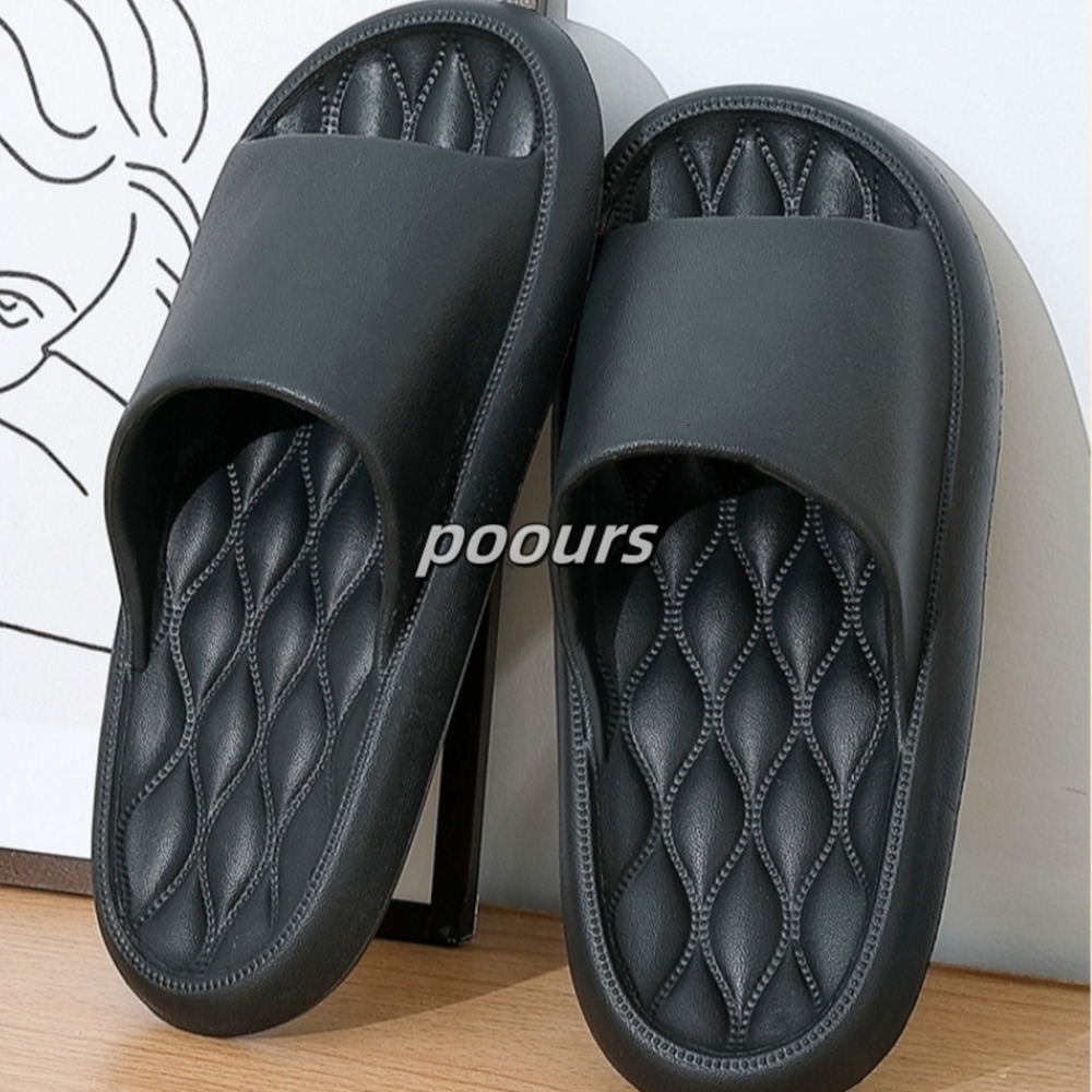 Hot Selling Products Summer Men Slippers Indoor Leisure Bathroom Anti Slip and Anti Odor Women Outdoor Comfort Solid Houseshoes 02