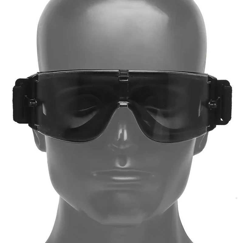 Tactical Goggs Shooting Sunglasses Paintball Windproof Wargame Mountaineering Glasses Fits Tactical Helmet Y250919