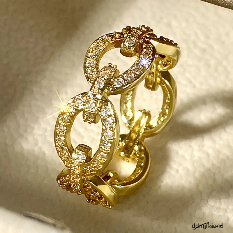 States Full Circle Of Dias Hip-Hop Winding Chain Ring Men's Personalized High-Quality Accessories 250711 ddmyfriend