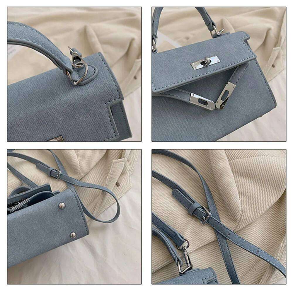 Women Small Vintage Classy Handheld Messenger Bag Shoulder Bag Ladies Crossbody Purse