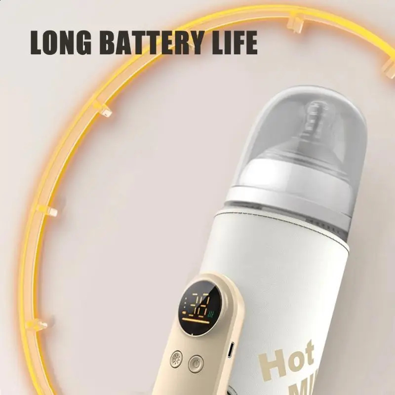 L5BB USB Multifunctional Baby Feeding Bottle Warmer Intelligent Constant Temperature Control Builtin High Capacity Battery 250918