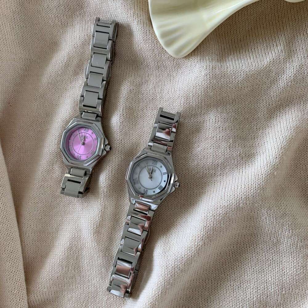 Summer Fresh Style Women's Colorful Small Dial Simple Fashion Light Luxury High-end Feel Steel Band Designer Quartz Watch