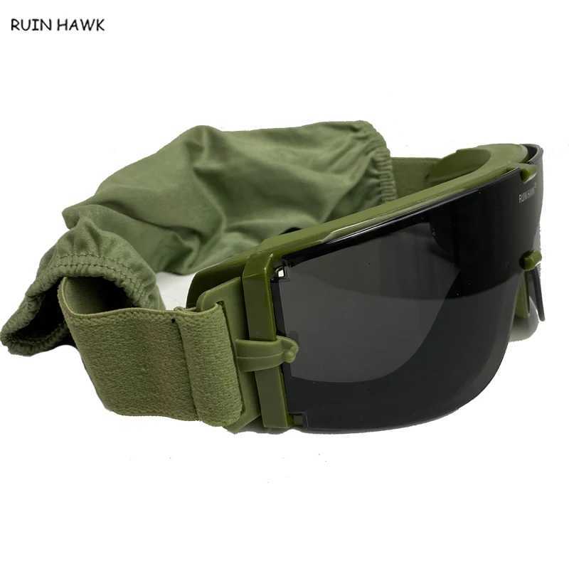 Military Tactical Camping Protective Gaggles Wind and Dustproof Hunting Shooting Travel Fishing Outdoor Cycling Combat Goggles J250919