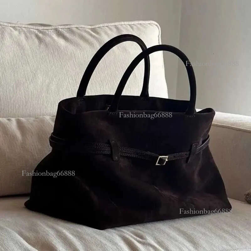 New Arrival Fashion Suede Large Capcity Tote Designer Belt Women Handbag Maillard Autumn And Winter Bags Vintage Big Commuter Z250118 Bag
