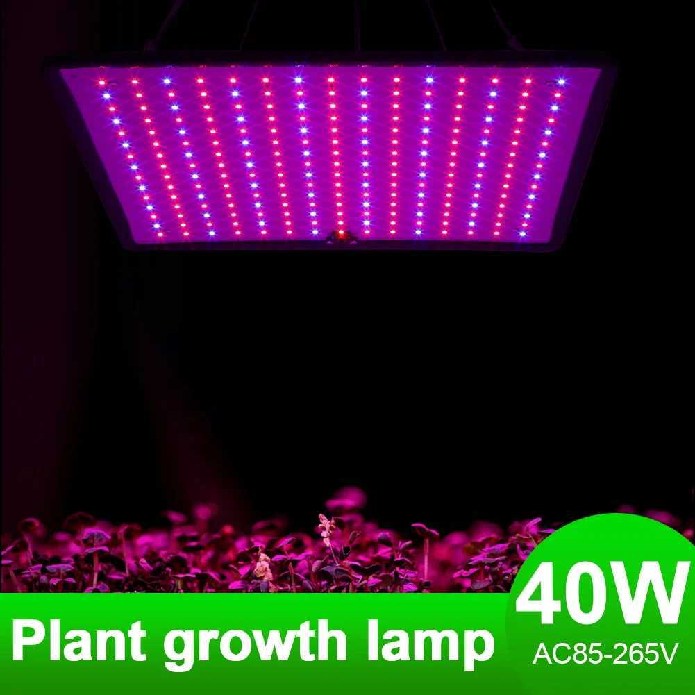 45W Indoor Grow Lights with Hook LED Grow Light Red Blue LED Full Spectrum Plant Lamp for Indoor Gardening Vegetables Grow Tent C250919