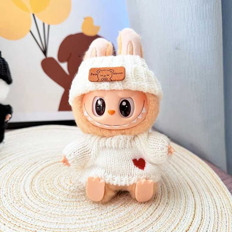 Labubu Dolls Baby Sweater Clothes Hat Highquality Dress The Monster Outfit Accessories Love Clothing Gift Kids C250919