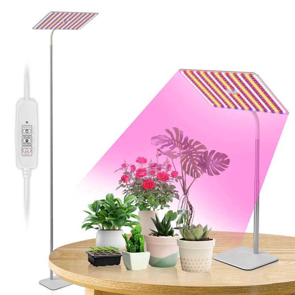 BESTVA 48W Grow Lights for Indoor Plants with Stand Full Spectrum LED Plant Light for Indoor Plants1259 Inches Height C250919