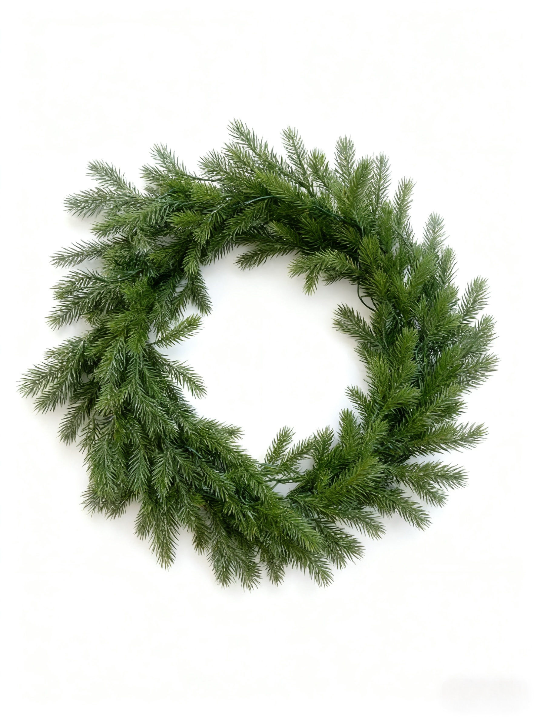 Simulation Christmas Rattan Outdoor Artificial Flower Fake Green Plant Decoration Home Christmas Mall Decoration Ornament PE Pine Needle Rattan Wholes