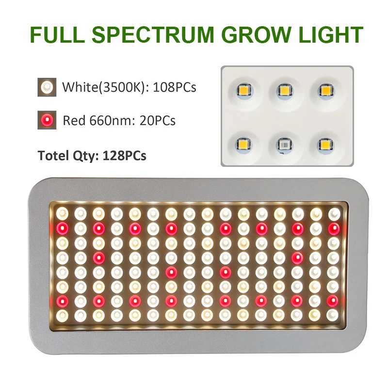 SEAMETAL 3000W LED Grow Light Full Spectrum Indoor Plants Growing Light Tent 8h12h16h20h Timer Auto OnOff Phyto Growth Lamp C2509191