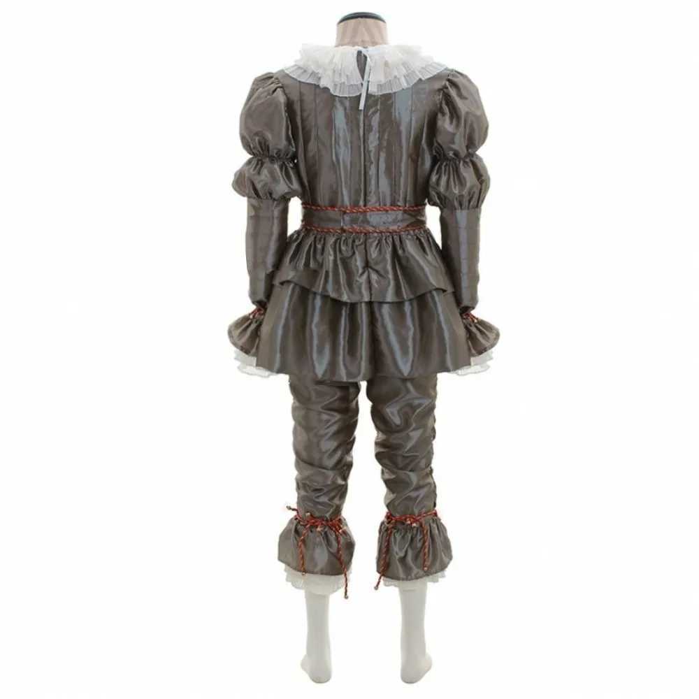 Anime Night Clown Joker Adult Pennywise Cosplay Costume Halloween Clown Stephen King Men Women Cos Suits Outfit Uniform Party L250918
