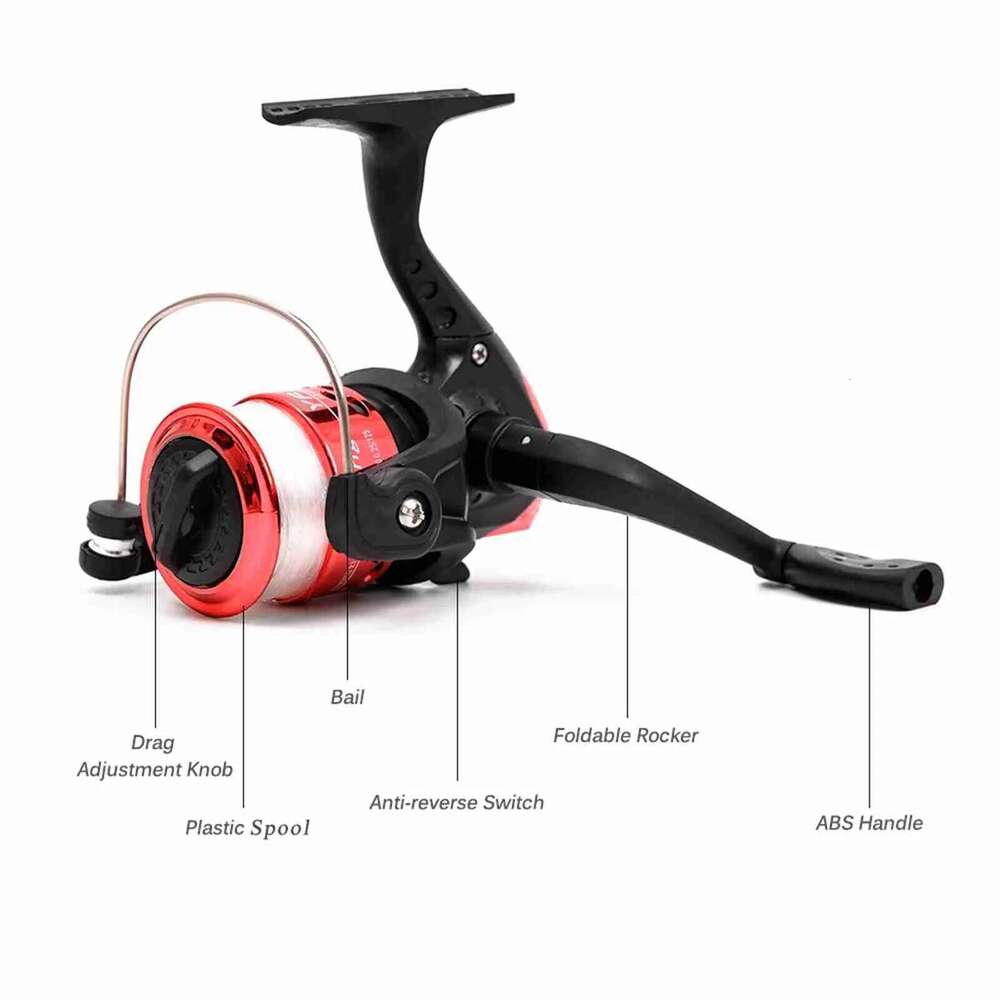 New Pole Set Full Kits With And Reel Complete Kit 2.1M Portable Telescopic Fishing Rod