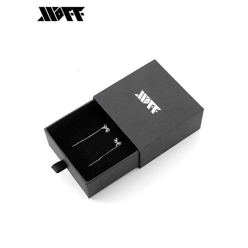 XXOFF Inlaid Dia Three-Dimensional Bowknot One-Line Ear Thread Tassel Sier Women's Earrings Female Style