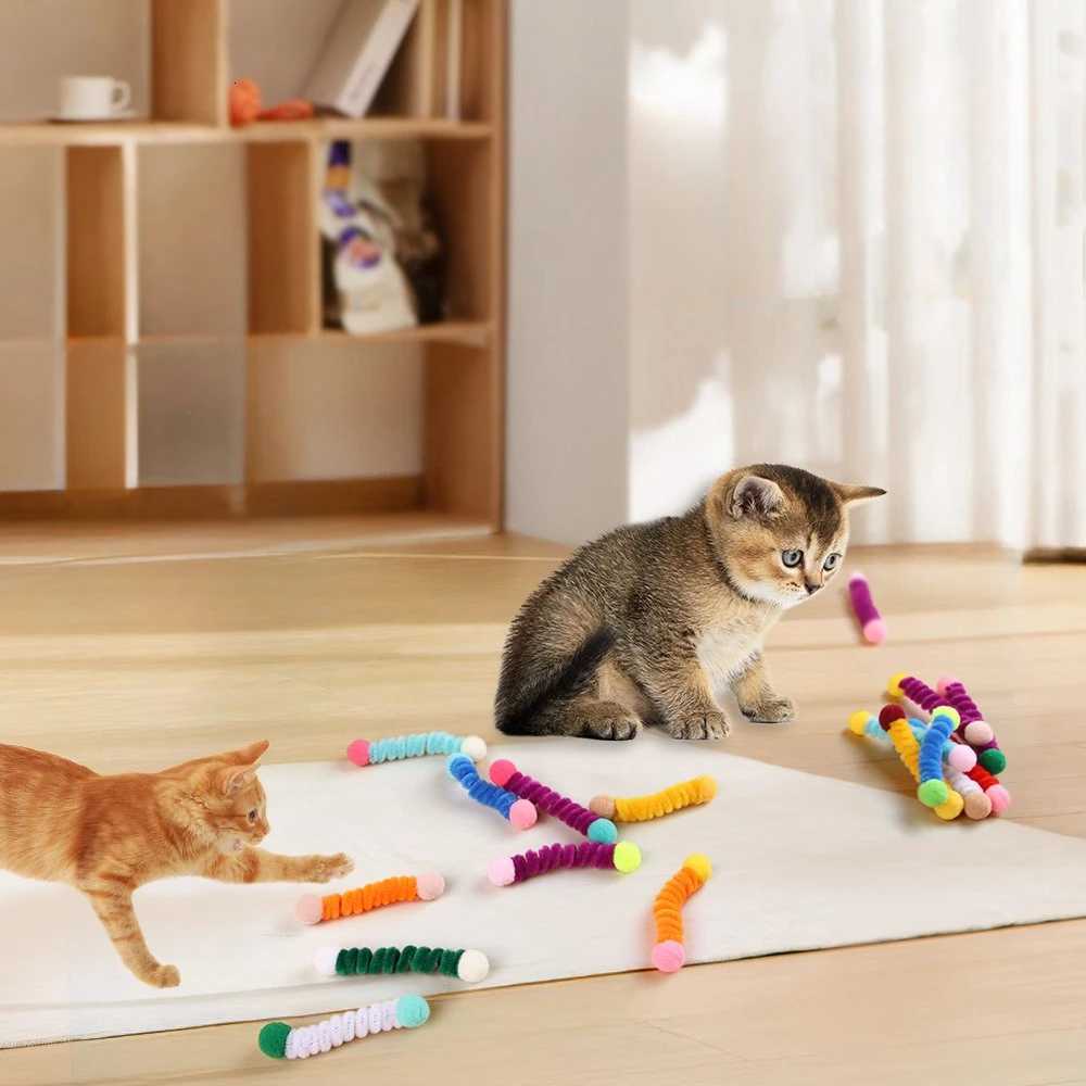 Two End Woolen Strips Kitten Playing Pet Accessories Cat Toys Interactive Pet Products X250918