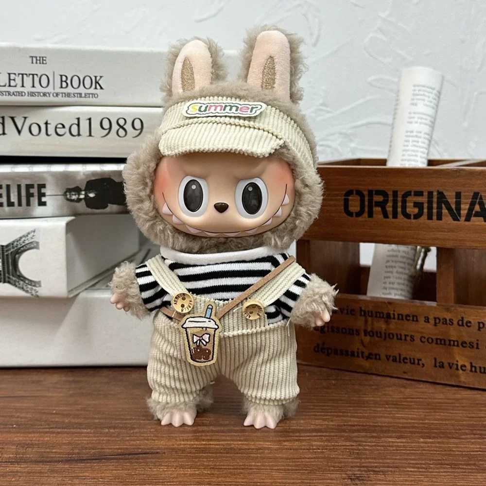 Labubu Fashion Clothes Hoodies Doll Clothes Color Match Hoodies Dolls Accessories For 17cm Labubu Doll Clothes Gift C250919