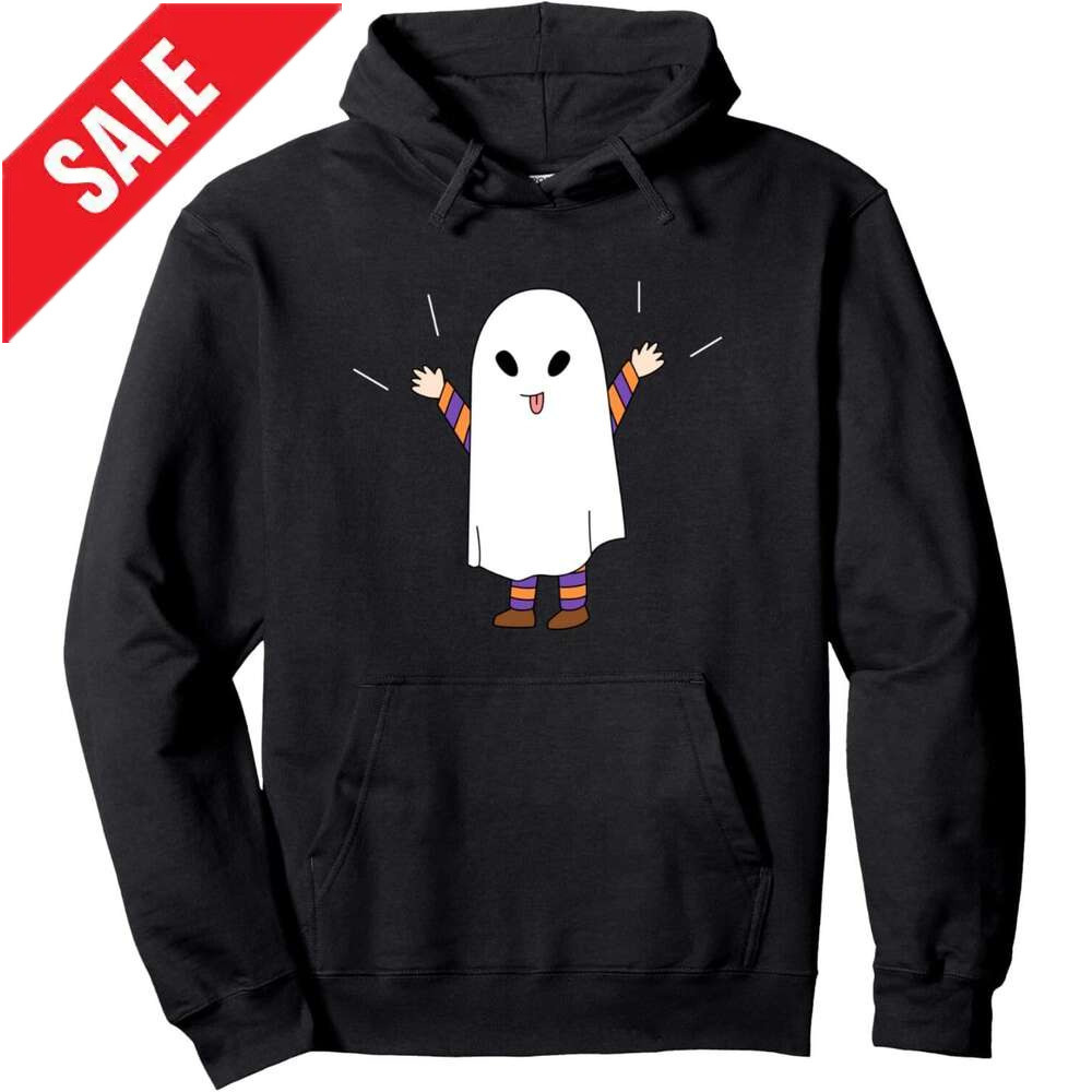 Hoodie for Mens Womens Funny Halloween Boo Sheet Illustration Graphic Design Pullover Hoodies sweatshirt pullover jacket Long sleeve 2025
