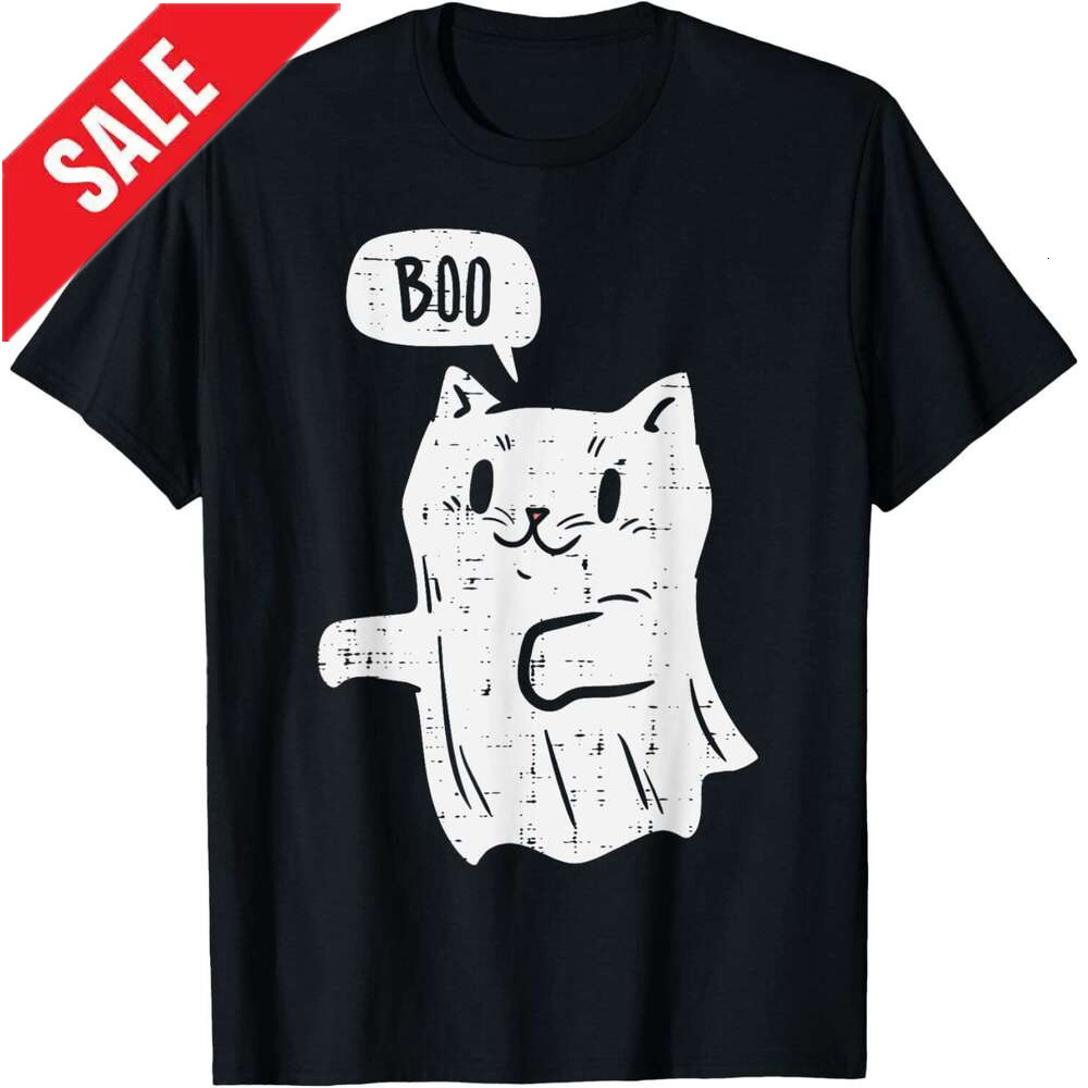 T shirt for Mens Ghost Cat Boo Funny Halloween Animal Pet Men Women Kids T-Shirt Shirts Tshirt Graphic Tee Casual Tops Clothes Short sleeve 2025