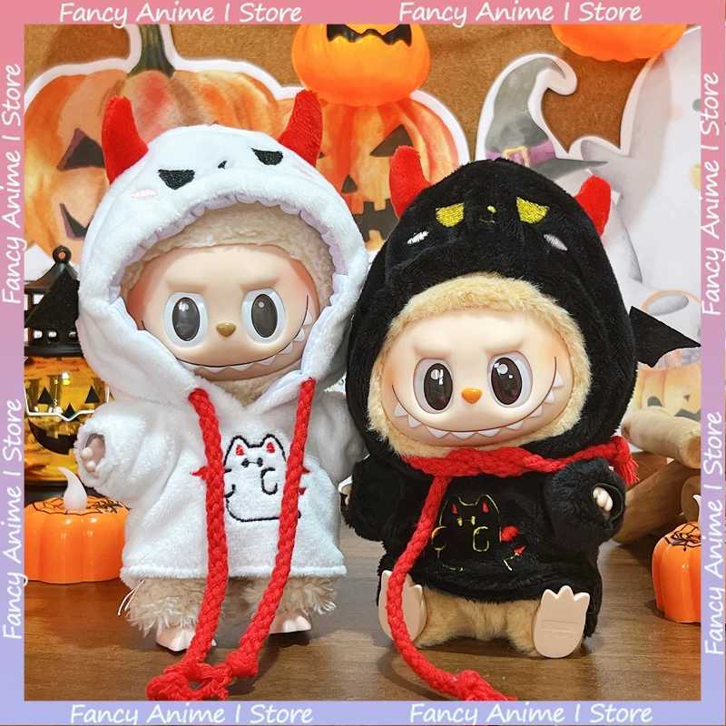 Halloween Labubu Doll Clothing Bat Little Devil Hoodie Accessories for V1 V2 V3 Labubu Halloween Dress Up Accessories Gifts C250919