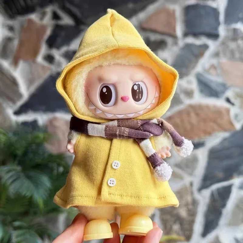 Cute elf witch cloak Magic Set Clothes For 17cm Labubu Doll Halloween Christmas Clothing Dress Up Outfit for Labubu Accessories C250919